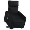 vidaXL Stand up Massage Recliner Chair Armchair Single Sofa Black Faux Leather