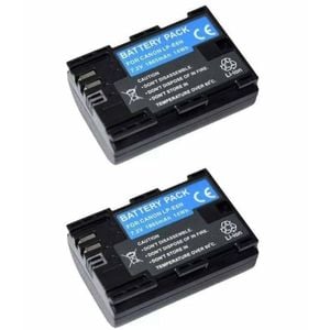 [2 Pack] Lp-e6 Battery For Canon Eos 80d 70d 60d 7d 6d | Upgraded Capacity | Compatible With Lp-e6n
