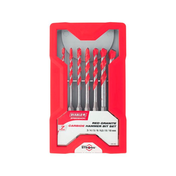 Diablo 7 Piece Speedemon Granite Drill Bit Set