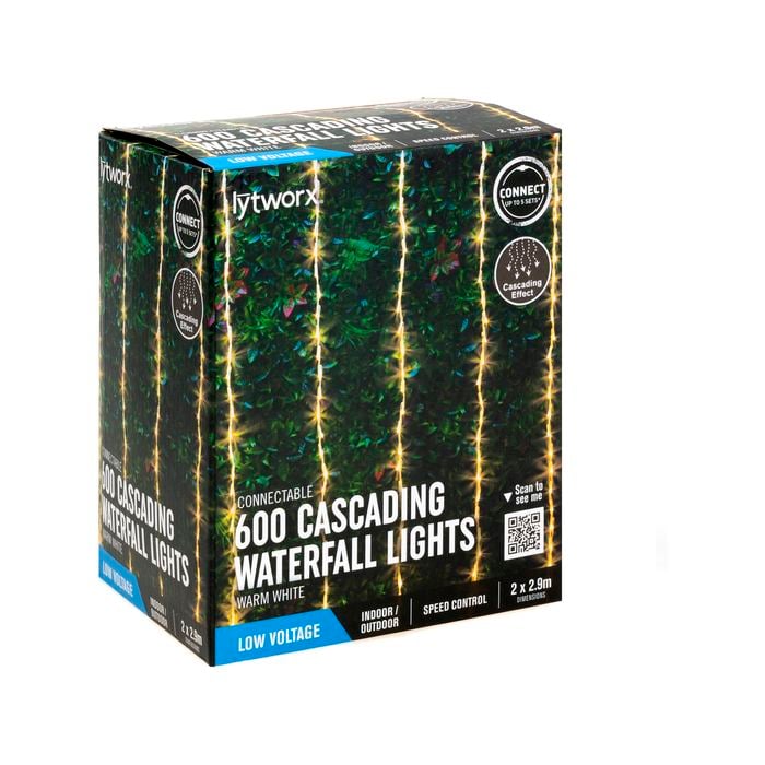 Lytworx 2 x 2.9m Cascading Waterfall Lights