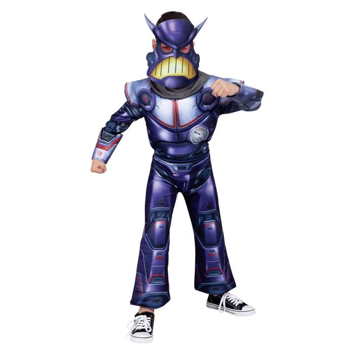 Toy Story Size 6-8y Zurg Deluxe Lightyear Movie Kids Costume w/ Mask Cosplay