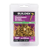 Buildex 6G x 30mm Gold Passivated Plasterboard Screws (Dual Type-17 Tip) - 100 Pack