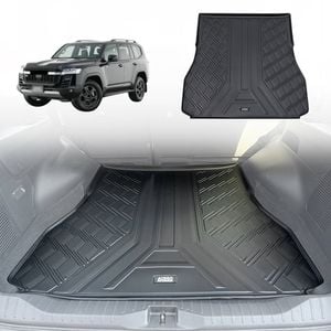 AUSGO Boot Liner for Toyota Land Cruiser 300 Landcruiser 300 LC300 Series 5 Seats 2025-Onwards Cargo Trunk Mat Boot Mat