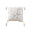 SOGA 45CM Wabi-Sabi Cream Flower Throw Pillow