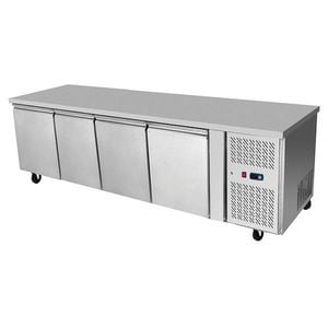 Atosa UNDERBENCH FOUR DOOR COOLING FRIDGE TABLE 2230 MM EPF3442