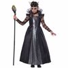 Dark Majesty Evil Queen Goth Gothic Dark Fairytale Child Girls Costume S