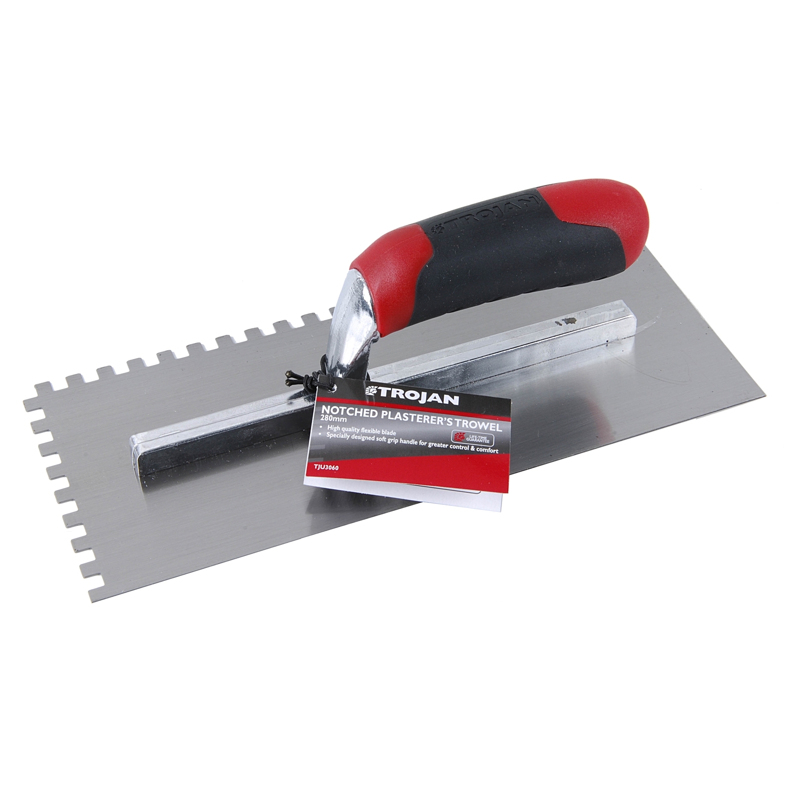 Trojan 280mm Notched Plasterer's Trowel