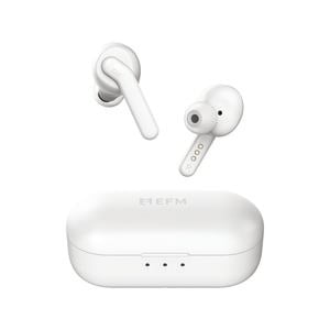 EFM TWS Andes Wireless Bluetooth ANC Earbuds w/Active Noise Cancelling/Mic White