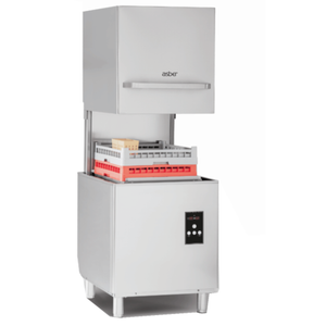 Asber  Tech Line Pass-through Hood Type Dishwasher With Drain Pump