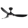 Windora Vanta 52" Modern DC Ceiling Fan with 3CCT LED Dimmable Light – Black
