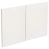 Kaboodle 900mm Egg White Modern Rangehood Door - 2 Pack