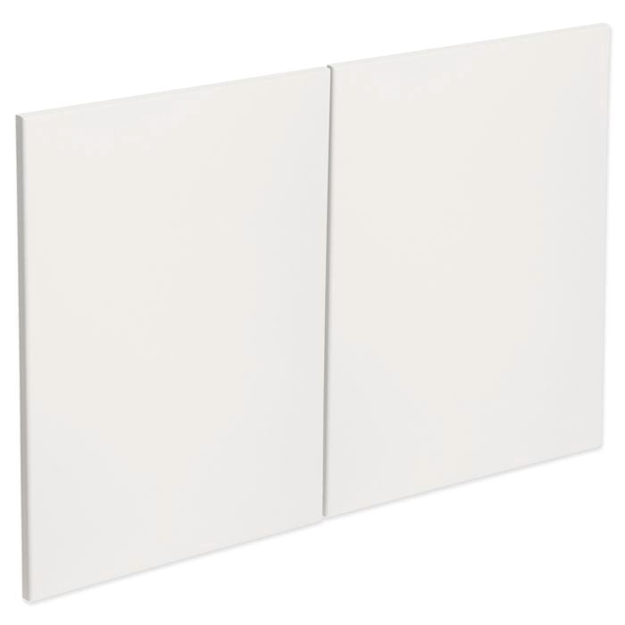 Kaboodle 900mm Egg White Modern Rangehood Door - 2 Pack