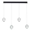 Vencha Langdon 4 Light Bar LED Pendant- Black (3000K)