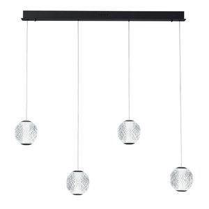 Vencha Langdon 4 Light Bar LED Pendant- Black (3000K)