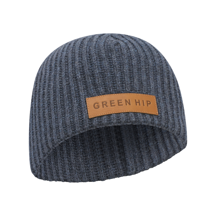 Green Hip Beanie Dark Denim - One Size