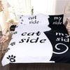 3D Background Cat 122 Bedding Set Pillowcases Quilt Duvet Cover Set Queen King