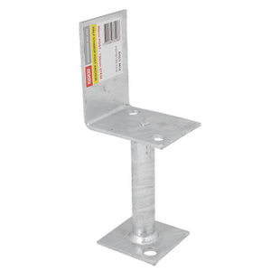 Pryda 130mm M12 Half Stirrup Post Anchor
