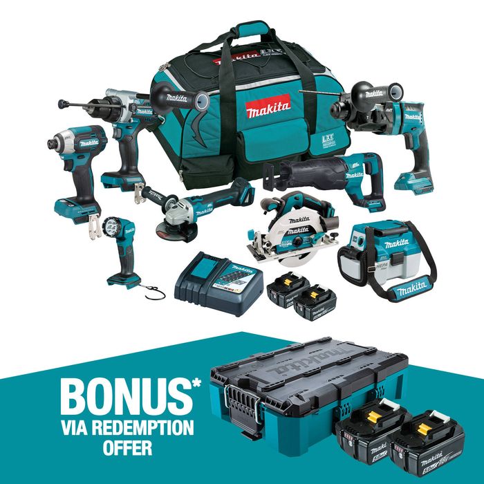 Makita 18V Brushless 8 Piece Combo Kit DLX8062TX1