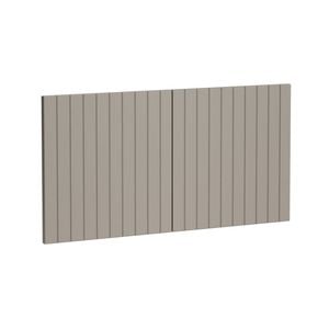 Kaboodle 1000mm Cardamom V-Groove Fridge Cabinet Doors - 2 Pack