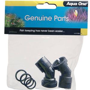 Aqua One Aquis 1000/1200 & 1050/1250 Tap Connector Elbow Set (2pk) (10769n)