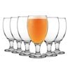 LAV 24 Piece Empire Classic Snifter Beer Glass Set - Large Bowl Shaped Craft Beer Ale Glasses - Clear - 590ml