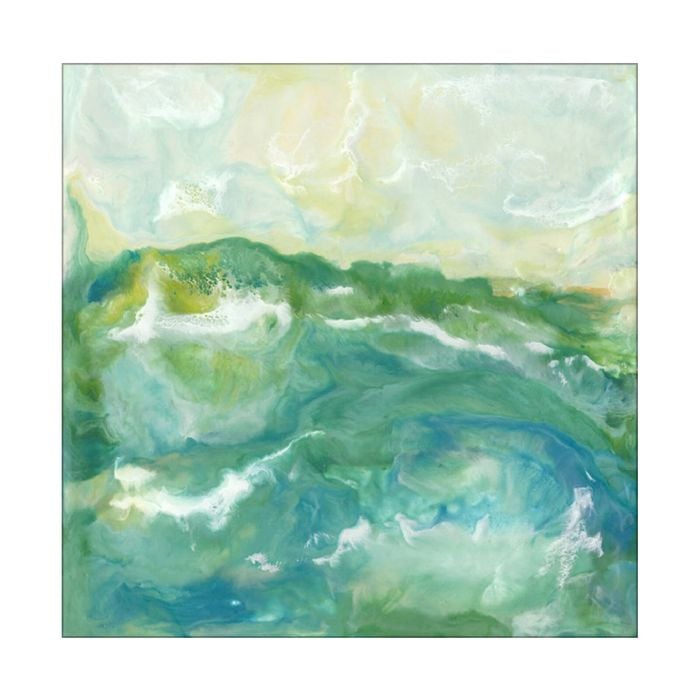 Artey | Turquoise Sea II - Stretched Canvas - Stretched Canvas - 120 x 120cm