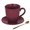 Ashdene  Petal Mug, Saucer & Spoon Gift Set - Red