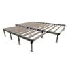 Quick Built Modular Steel Kit Floor 2.4 x 2.4 incl 2.4m x 0.9m Deck