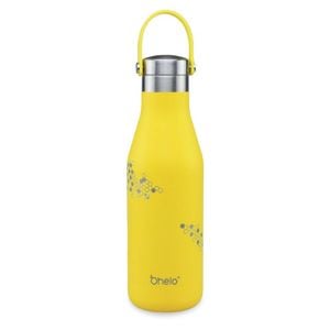 O'Helo Yellow Bottle With Etched Bees 500ml