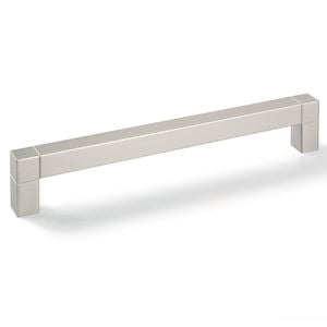 Hafele 206 x 34mm Nickel Brushed Cabinet Handle