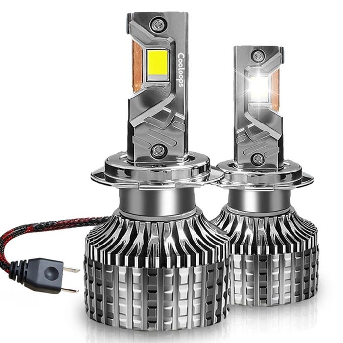 Catzon 2pcs H7 Led Headlight Bulb Low Beam H18 For Car-plc13