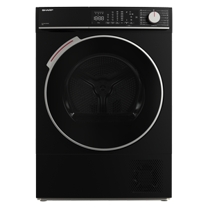 Sharp Matte Black 9kg Heat Pump Dryer