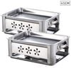 SOGA 2X 45CM Portable Stainless Steel Outdoor Chafing Dish