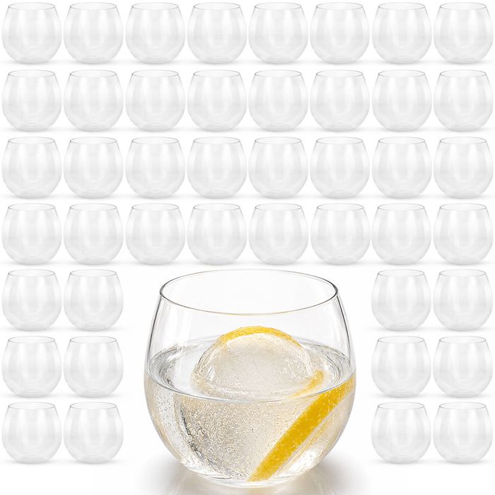 Rowdy Crowd Gin Balloons Bulk Party 63 Pack 385ml - Unbreakable Tritan Plastic Dishwasher Safe