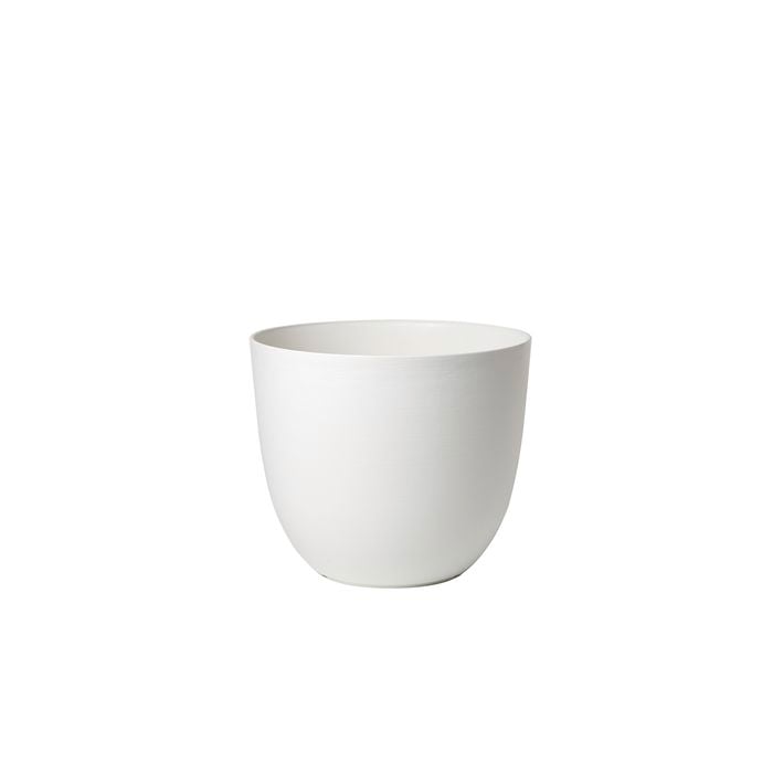Respect 38cm White Milano Self Watering Planter - 380mm