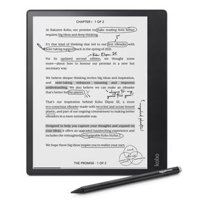 Kobo Elipsa 2E 10.3 inch e-Reader w/ Stylus - Black