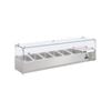 Polar G-series Countertop Prep Fridge 6x 1/4gn - Countertop Prep Fridges (ab090-a)