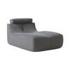 MIUZ Lounge Chaise Sofa, 1PC Modular Sofa Lounge Chair, Grey Chair
