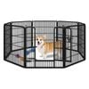 BEASTIE 24" Dog Playpen Pet Play Pen Puppy Enclosure Heavy Duty Fence