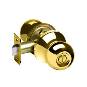 Delf Polished Brass Valencia Privacy Knob Set