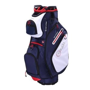 Ram Golf Fx Deluxe Golf Cart Bag With 14 Way Divider Top - Navy/white/red