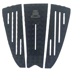 Summer vibes 3-Piece Surfboard Tail Pad / Deck Grip / Traction - Black