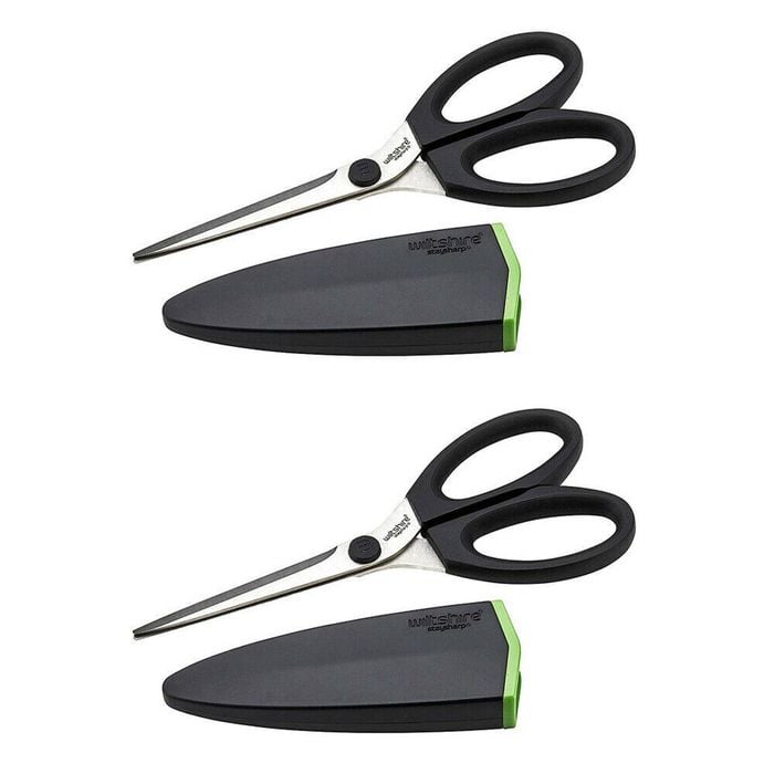 Wiltshire Staysharp Kitchen Scissors Cuts Poultry Hard & Soft Foods | Set Of 2
