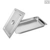 SOGA 1/1 GN Pan 4cm With Lid – Stainless Steel