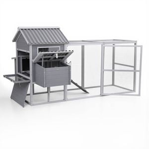 i.Pet Chicken Coop Wooden 228x150x130cm