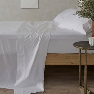Bedding Co. Sheet Set 500TC Organic Cotton White Super King