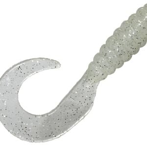 8 Pack of 2.5 Inch Zman Grubz - Z Man Soft Plastics Lures - Glow Bone