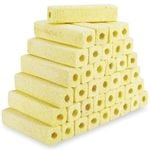 Hygger Aquarium Ceramic Bio Media Blocks 40 pack - Yellow - Yellow | 40 Blocks | HG-903-40