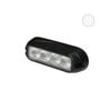 H4 12W White LED Warning Light Head - WHITE