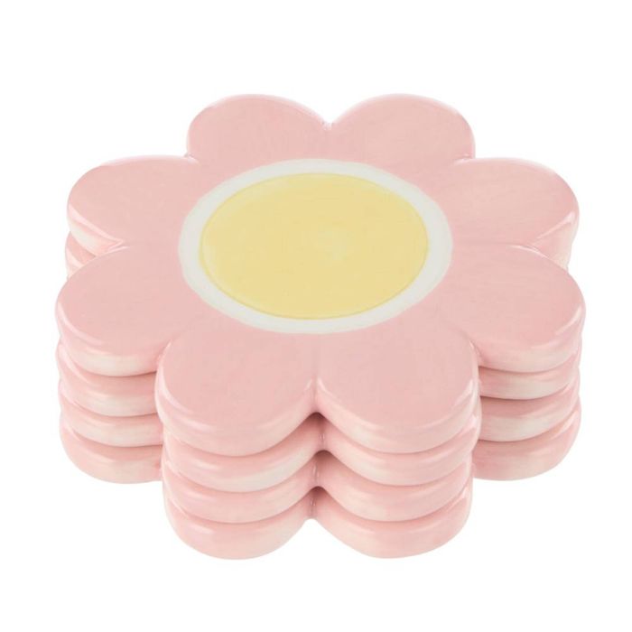 Emporium Set of 4 Posey Flower Coasters
